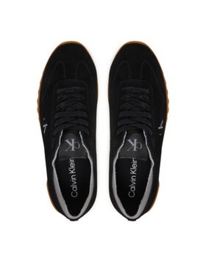 Calvin Klein Sneakersy Low Profile Run MG Sue HW0HW03150 Czarny