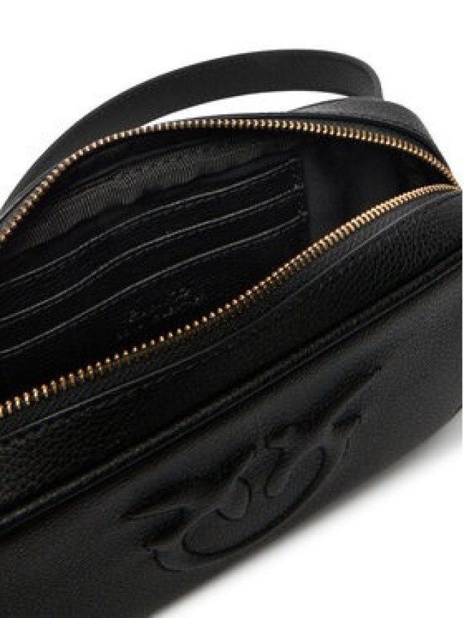 PINKO Nerka Belt Bag Pelle Bottalata AI 25-26 PCPL 105354 A29Q Czarny