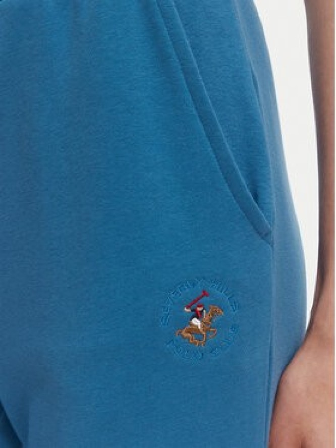 Beverly Hills Polo Club Spodnie dresowe P-SS26W-TF546550 Niebieski Regular Fit