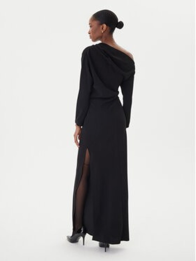 Eleh Sukienka wieczorowa EFW250188 Czarny Regular Fit