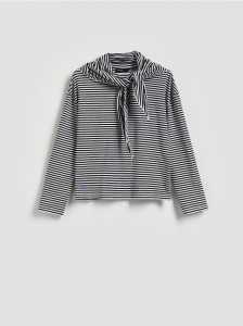 Bluzka z chustką - wielobarwny