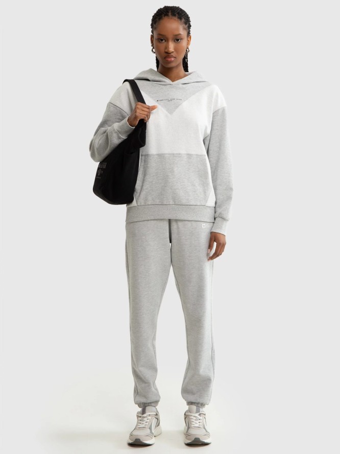 Bluza damska z kapturem szara Kaitlyn 901