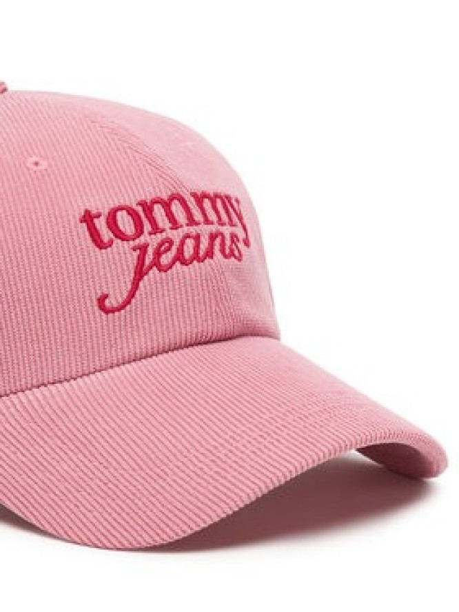 Tommy Jeans Czapka z daszkiem Script AW0AW17908 Różowy