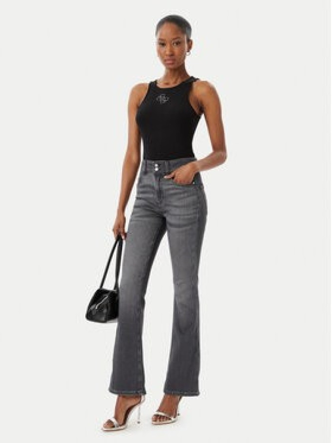 Guess Jeansy W6RA3I D6921 Szary Wide Leg