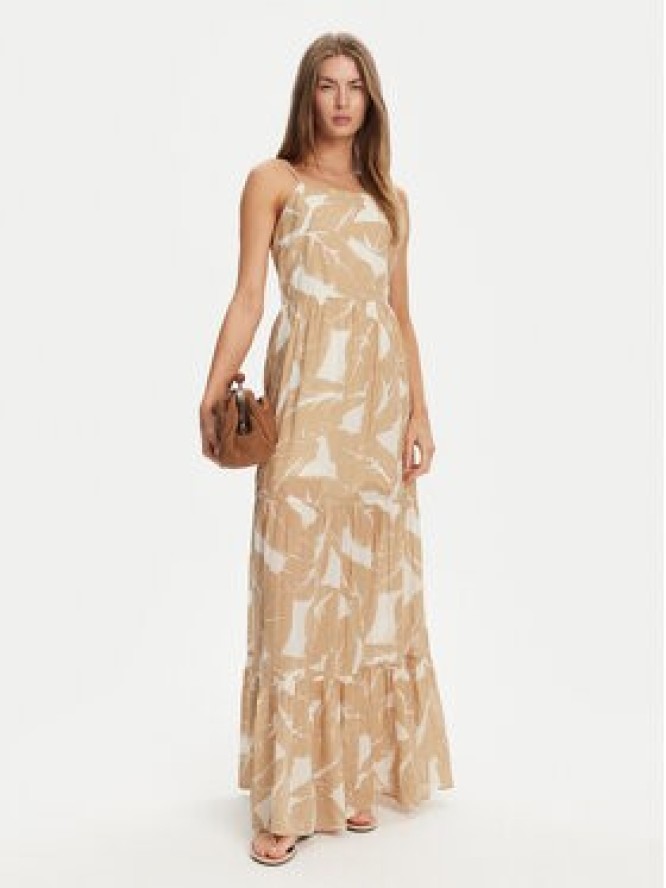 Gaudi Sukienka letnia 511FD15021 Beżowy Regular Fit