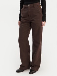 G-Star Raw Spodnie materiałowe Deck 2.0 D26432-E078 Brązowy Wide Leg