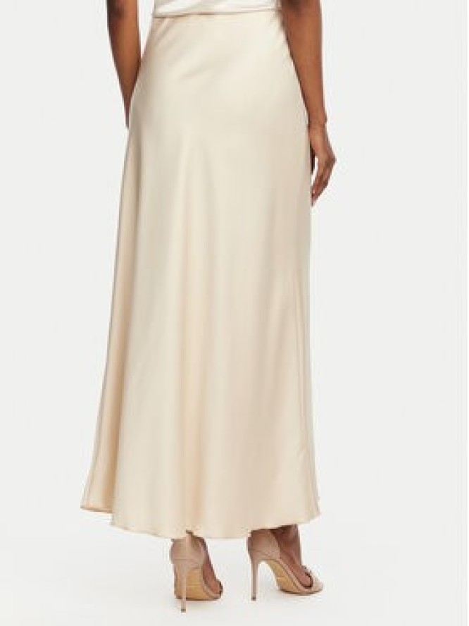 Rinascimento Spódnica maxi CFC0128467003 Kremowy Regular Fit