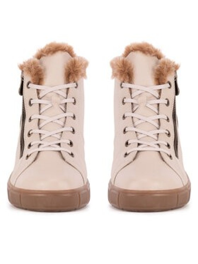 Remonte Botki D1T72-60 Beżowy