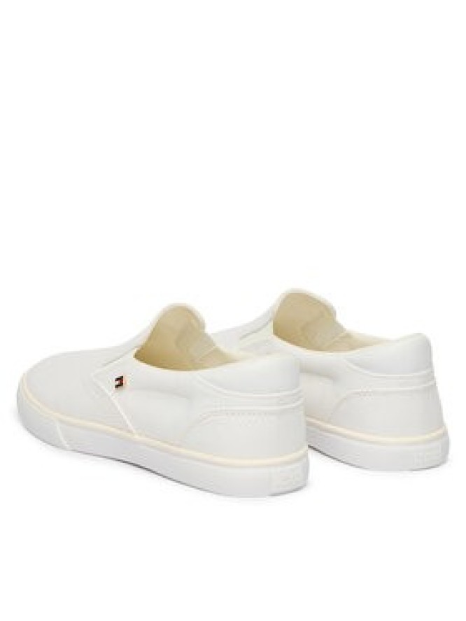 Tommy Hilfiger Tenisówki Th Low Profile Slip On FW0FW09103 Biały