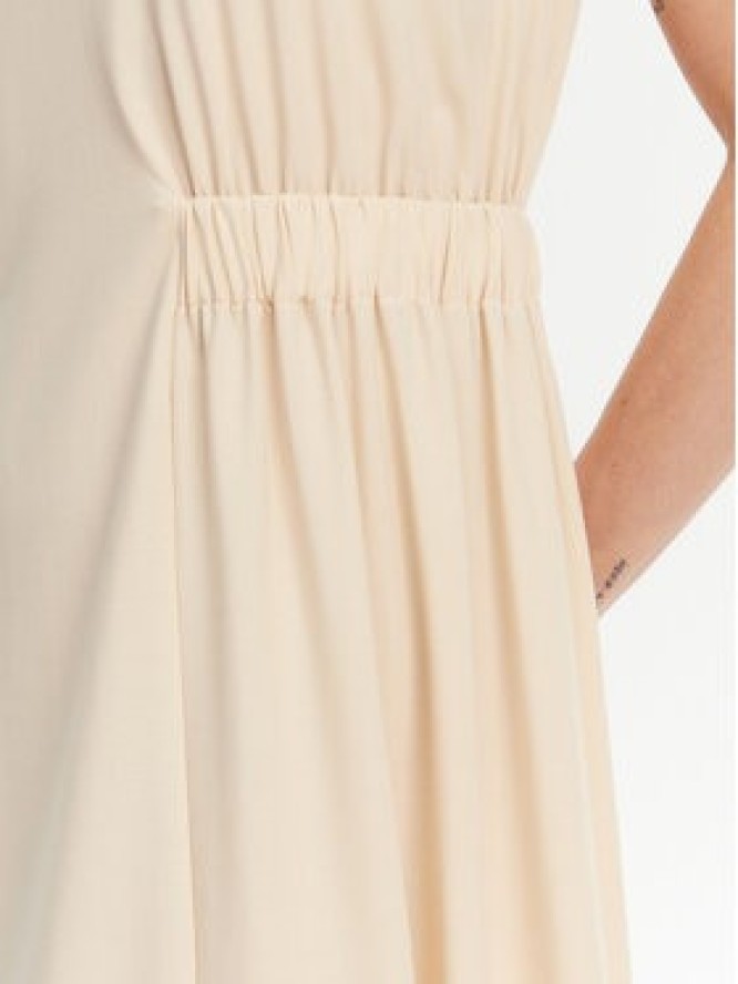Weekend Max Mara Sukienka letnia Tenebre 2515621032 Écru Regular Fit