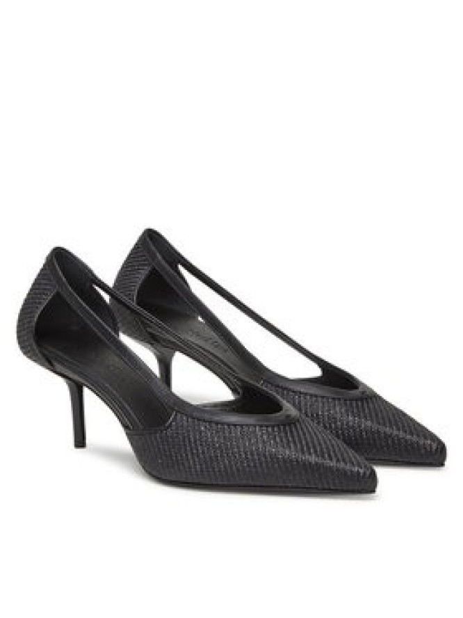 Max Mara Szpilki Strawpump 2514521312600 Czarny