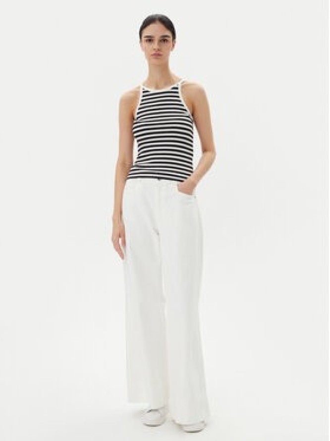 Pieces Top Jane 17155477 Czarny Slim Fit