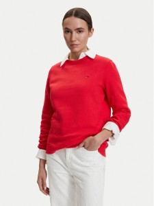 Tommy Jeans Bluza DW0DW19959 Czerwony Regular Fit