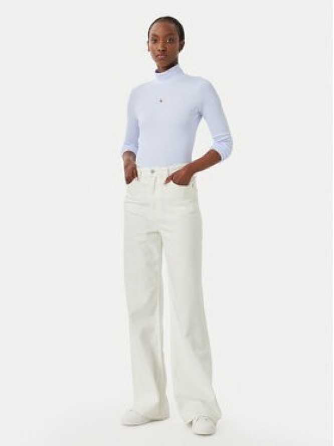 Calvin Klein Jeans Golf LV047D203G Fioletowy jasny Slim Fit