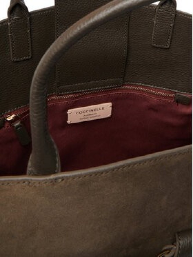 Coccinelle Torebka TLB Coccinellesabine Suede Bi E1 TLB 18 01 01 Khaki