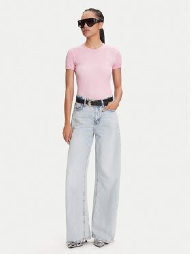 Miss Sixty T-Shirt 6S2SJ44500 Różowy Slim Fit