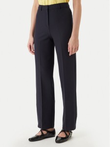 Morgan Spodnie materiałowe 242-POYA.F Granatowy Straight Fit