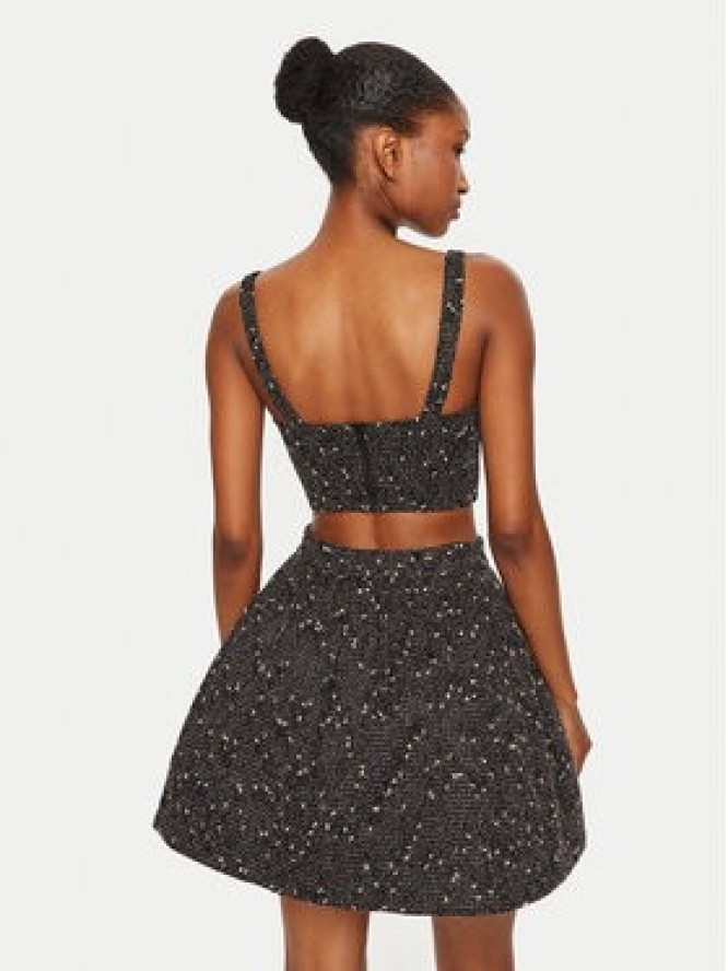 Bardot Top Corset 56865TB3 Czarny Slim Fit