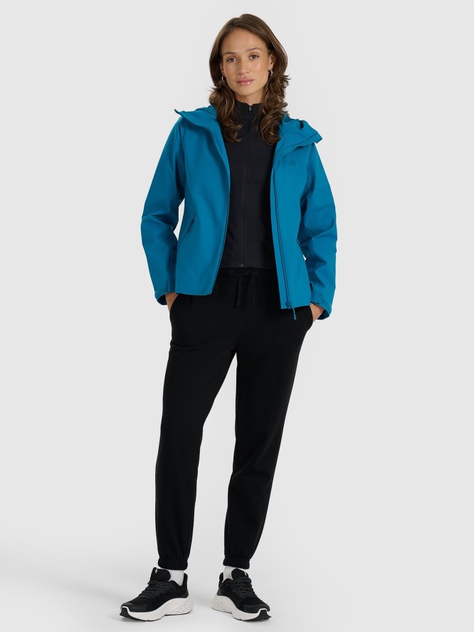 4F Kurtka przejściowa membrana 5000 damska - turkusowa L