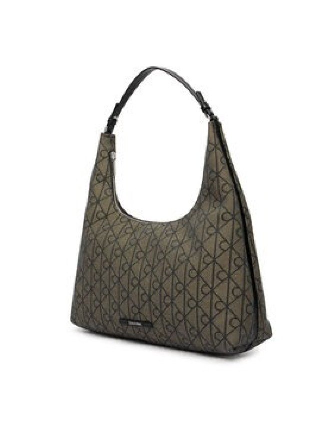 Calvin Klein Torebka Emblem Jacquard LV04F3635G Khaki