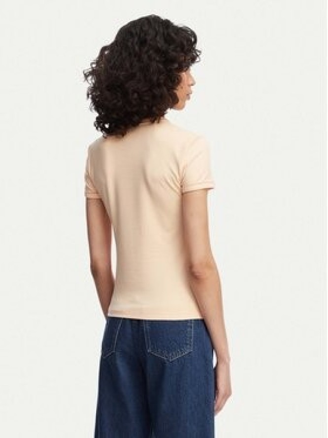 Lacoste T-Shirt TF5289 Pomarańczowy jasny Regular Fit