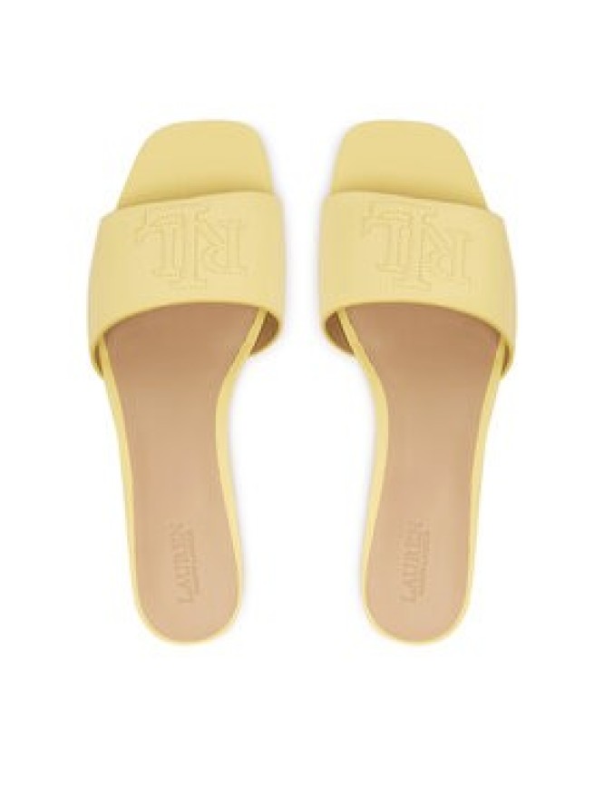 LAUREN RALPH LAUREN Klapki 802959143012 Żółty