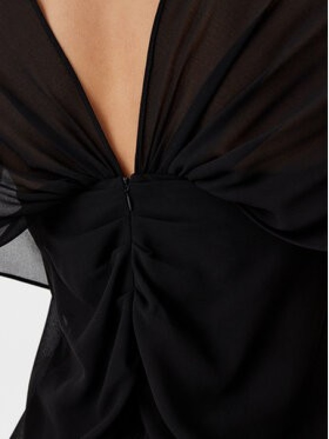 Eleh Sukienka wieczorowa ESS250187 Czarny Regular Fit