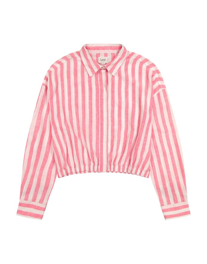 DAMSKA KOSZULA LEE ELASTICATED SHIRT LYCHEE AWNING 112363502