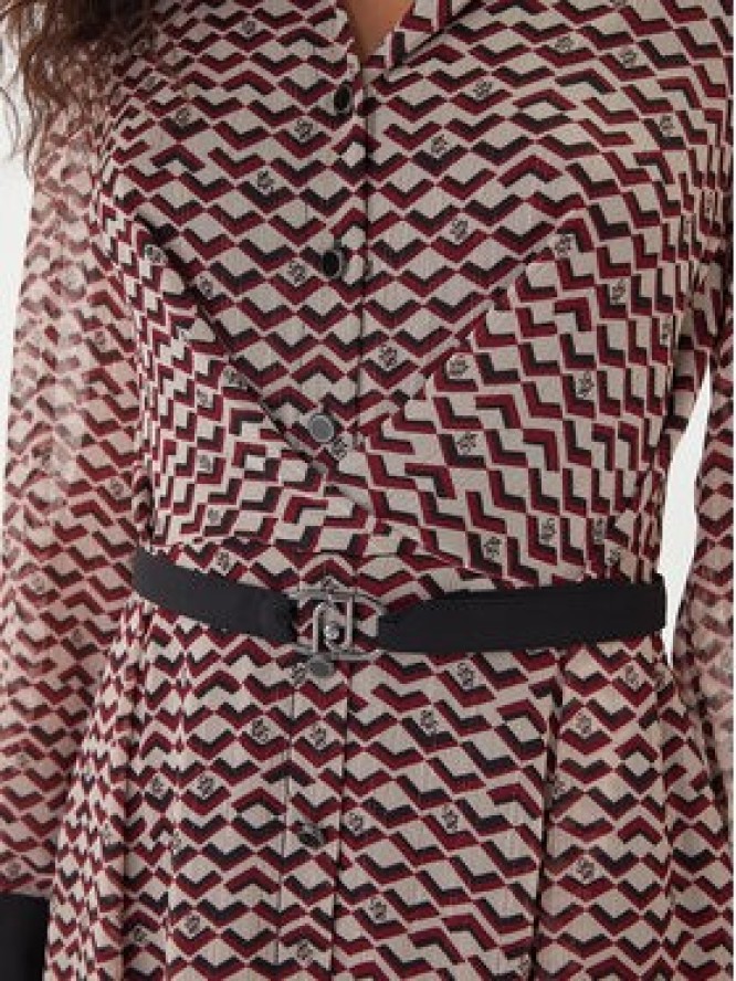 Liu Jo Sukienka codzienna MF5066 TS116 Beżowy Regular Fit