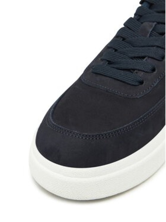 Tommy Hilfiger Sneakersy Modern Court Sneaker Nubuck FW0FW08462 Granatowy