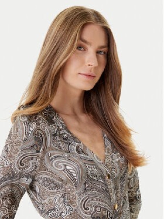 Marciano Guess Sukienka koszulowa 5YGK47 7298A Beżowy Regular Fit