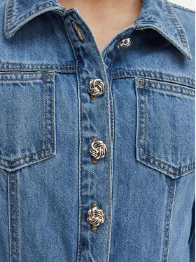 Morgan Kombinezon 261-PIMA Niebieski Wide Leg