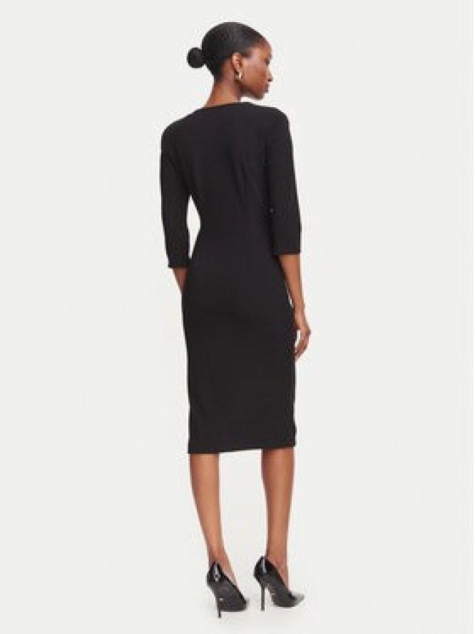 Rinascimento Sukienka koktajlowa CFC0020495002 Czarny Slim Fit