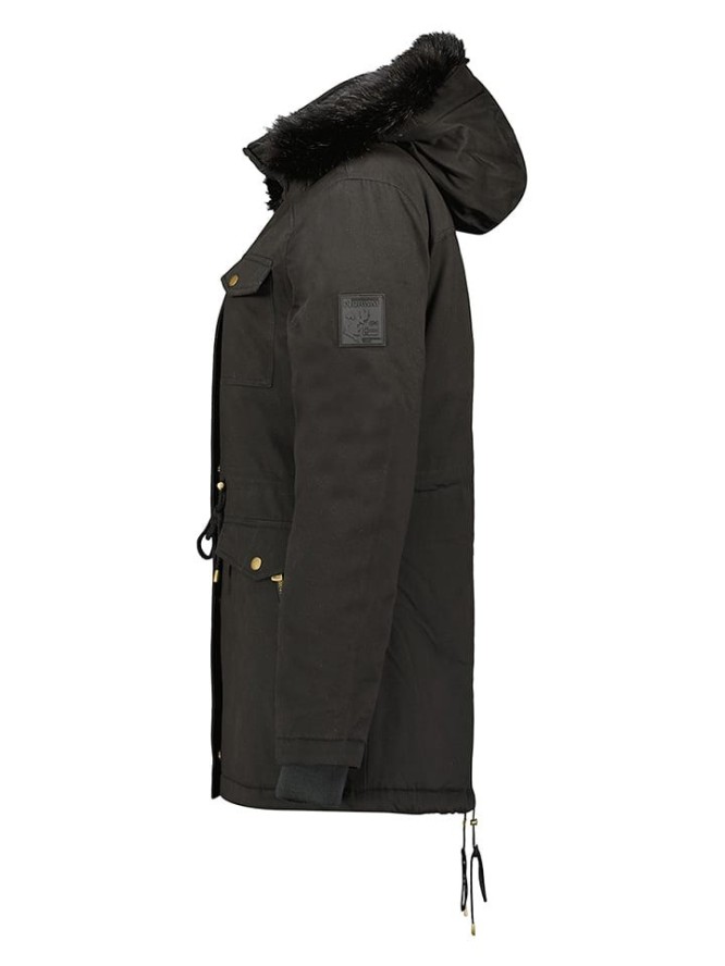 Geographical Norway Parka "Celeste" w kolorze czarnym rozmiar: M