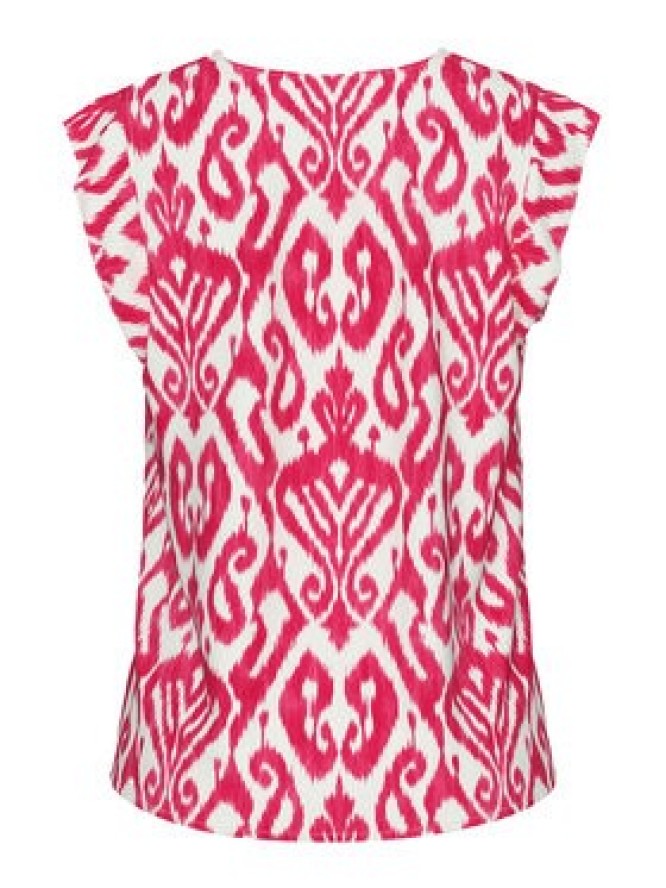 Pieces Bluzka Nya 17147804 Różowy Regular Fit