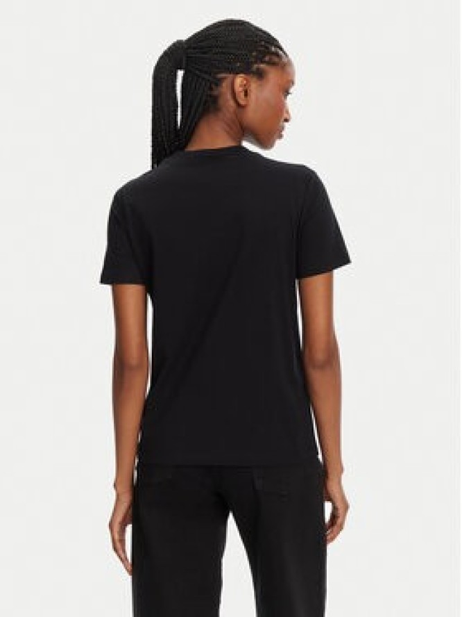 Versace Jeans Couture T-Shirt 78HAHE02 Czarny Regular Fit