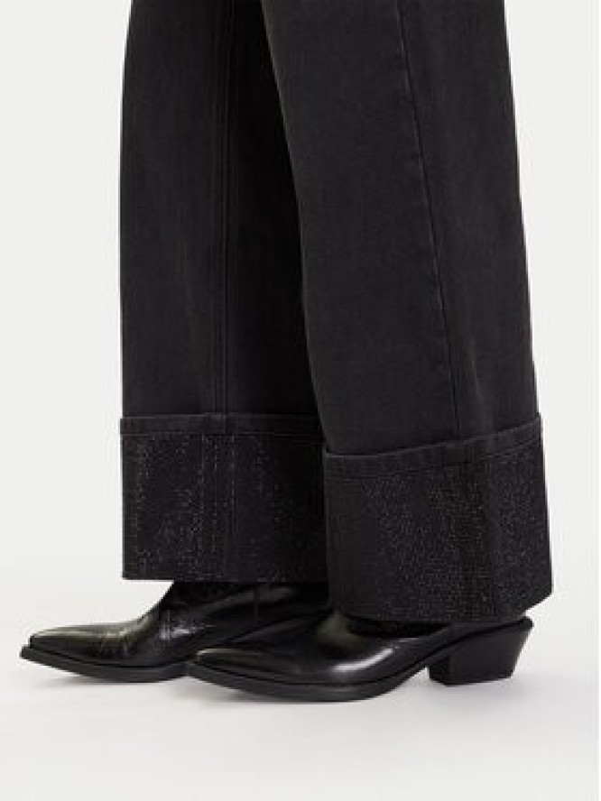 Eleh Jeansy EL072 Czarny Regular Fit