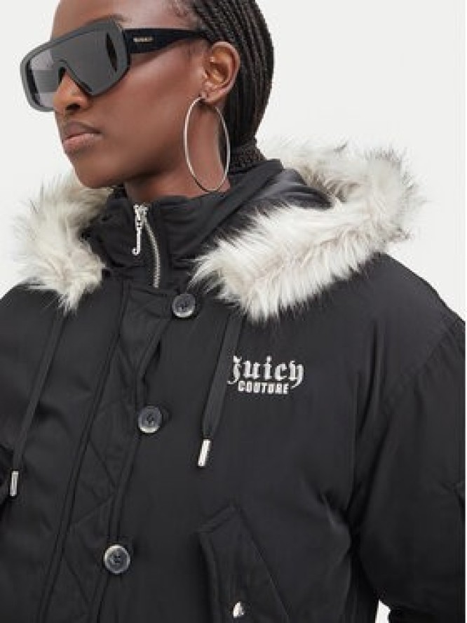 Juicy Couture Kurtka zimowa JCOIJ226553 Czarny Regular Fit
