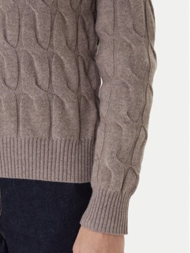 Tommy Hilfiger Sweter WW0WW43586 Beżowy Regular Fit