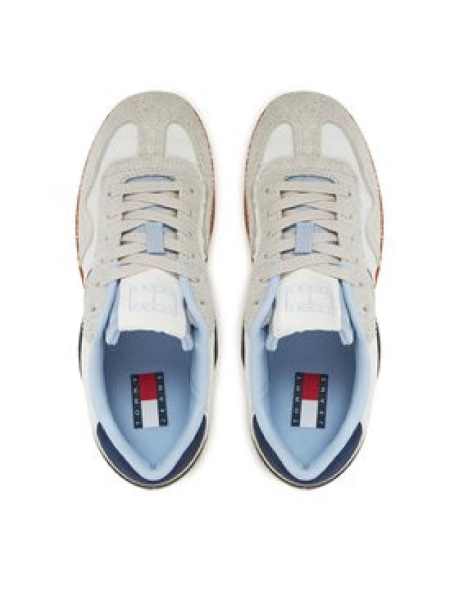 Tommy Jeans Sneakersy The Greenwich Mix Media EN0EN02730 Szary