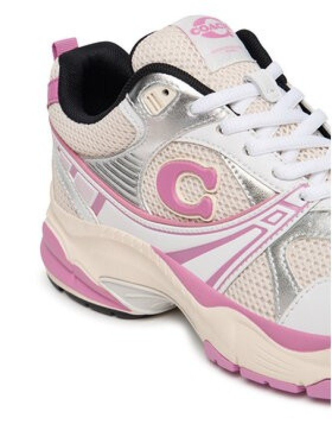 Coach Sneakersy Mesh CAQ29 Écru