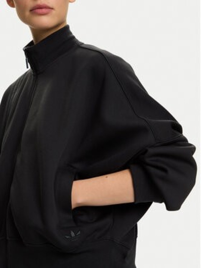 adidas Bluza Off Placed 3-Stripes JX2705 Czarny Regular Fit