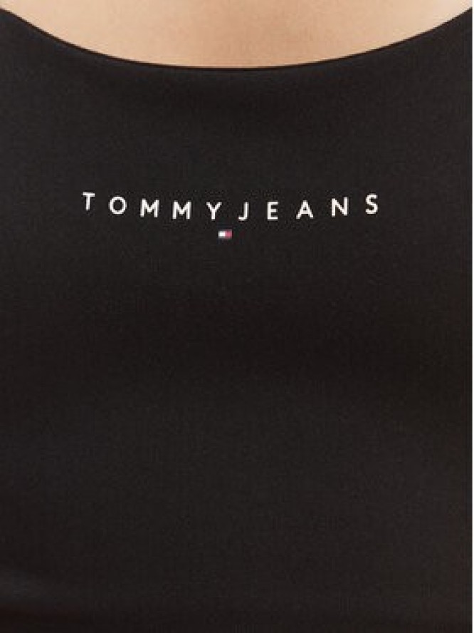 Tommy Jeans Sukienka codzienna Linear DW0DW22338 Czarny Slim Fit