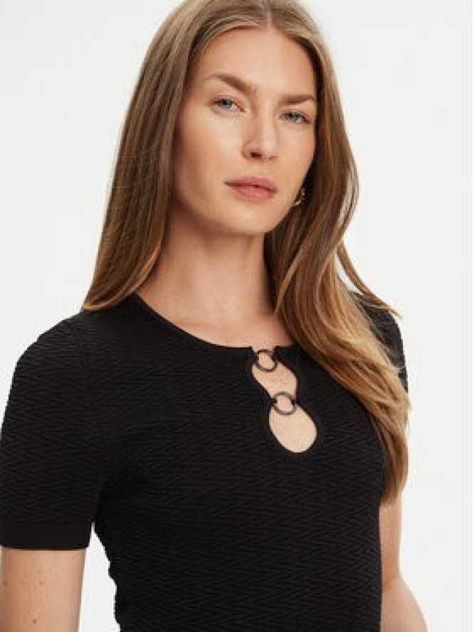 Guess Bluzka W5YR16 Z3OV0 Czarny Regular Fit