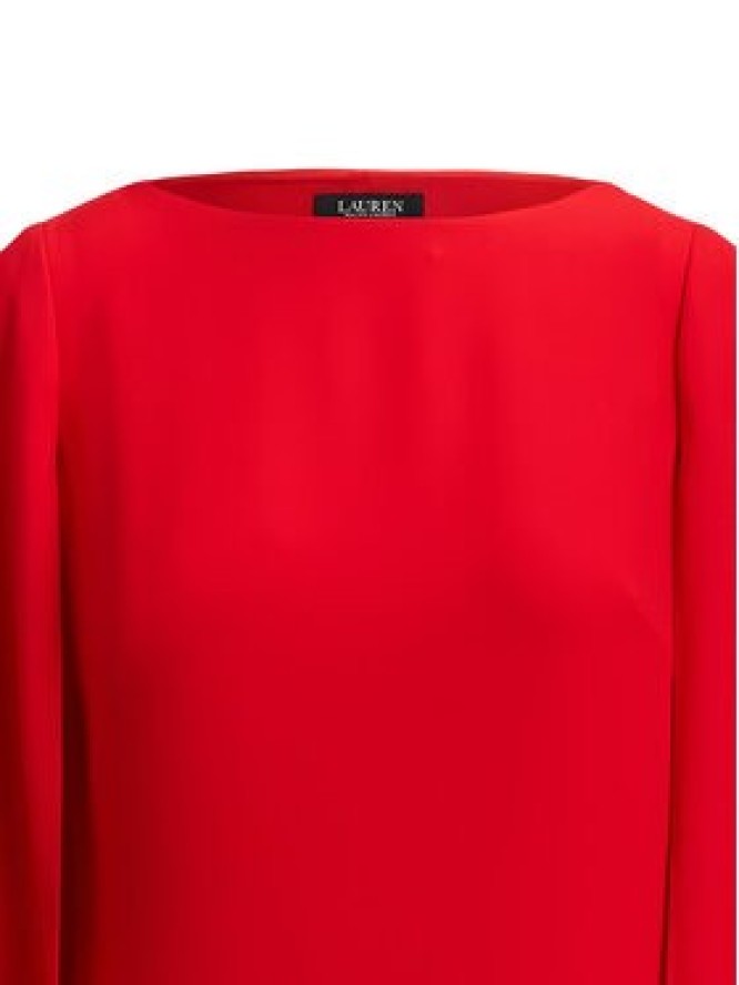 LAUREN RALPH LAUREN Sukienka koktajlowa 253980921009 Czerwony Slim Fit