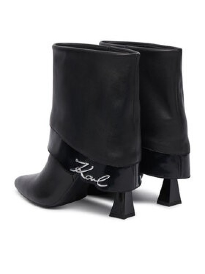 KARL LAGERFELD Botki Debutante KL32051 Czarny