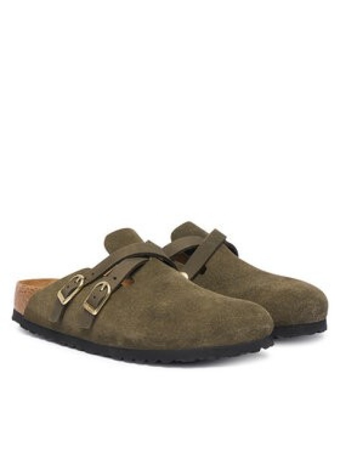 Birkenstock Klapki Blair D-Buckle 1033158 Zielony ciemny