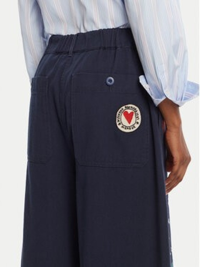 Weekend Max Mara Jeansy Lotus 2525136011 Granatowy Wide Leg