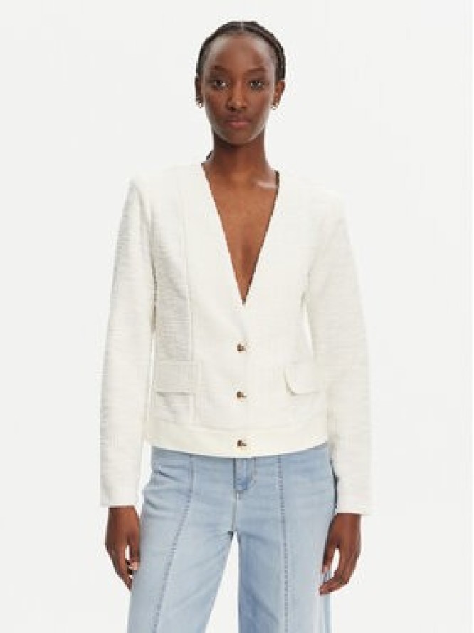 Liu Jo Sport Marynarka TA5120 J4894 Biały Regular Fit