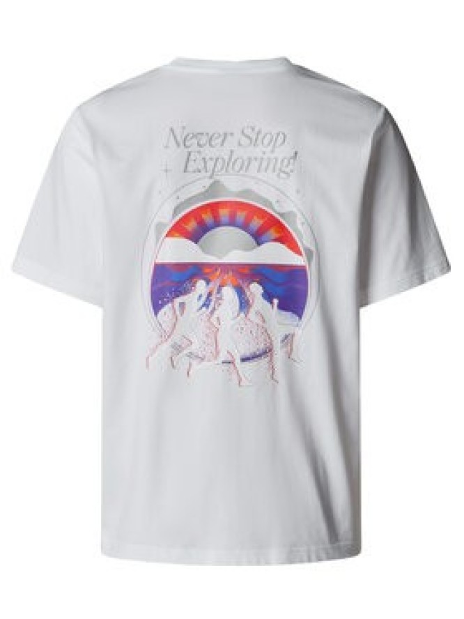 The North Face T-Shirt Unisex SS Never Stop NF0A8C3A Biały Relaxed Fit
